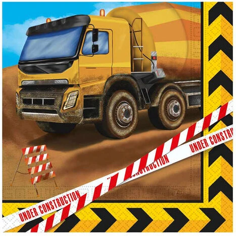 Maskiner Servietter 33x33 cm 20 stk – Mønstrede 3-lags