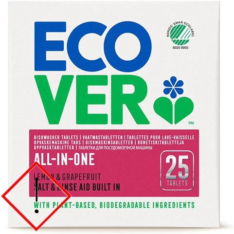 Ecover All-in-One opvasketabs, 25 stk