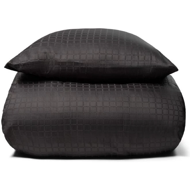 By Night Daisy bomuldssatin sengesæt 140x200 cm - Sand