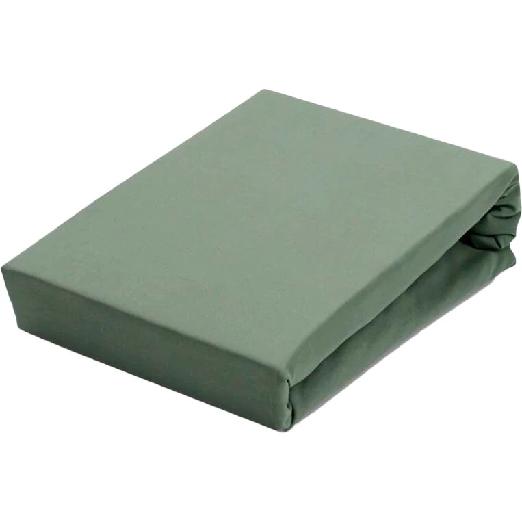 Vandyck Jersey Faconlagen 140x200 cm Olive (til 20-24 cm madras)