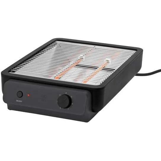 FOODIE brødrister – sort, 7 ristningsgrader, 600 W