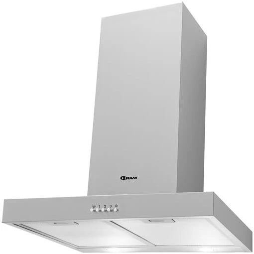 Gram EFS 3461-90 X vægmonteret emhætte (rustfrit stål)