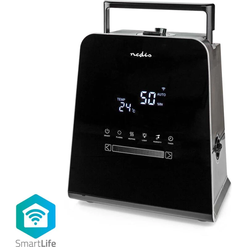 Nedis SmartLife luftfugter 5,5 l kold/varm tåge Wi‑Fi - HUMI150BKW