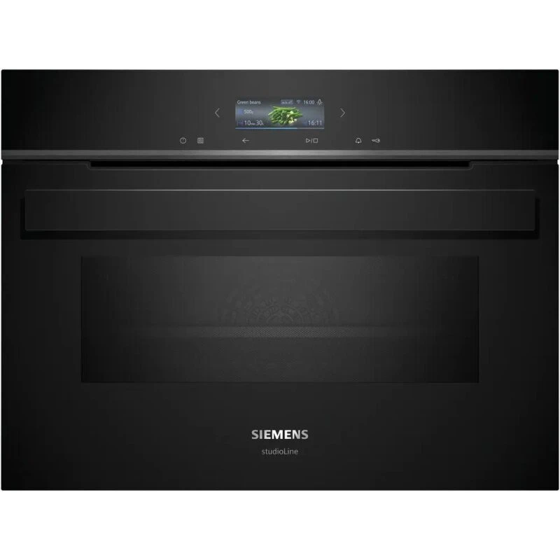 Siemens iQ700 CM924G1B1S – Kompakt mikroovn 45 l med display