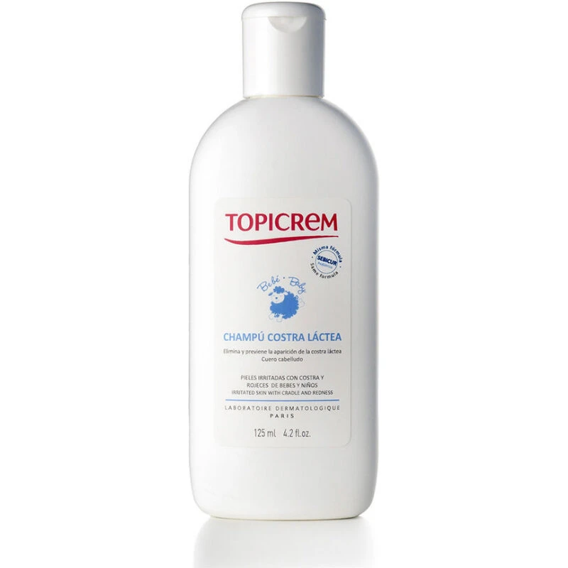 Topicrem Baby shampoo 125 ml – mild mod kradlehjelm