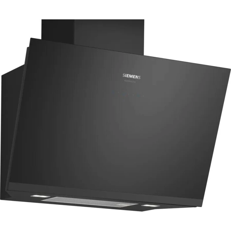 Siemens iQ500 LC81KAN65 væghængt emhætte 80 cm, klart glas/sort