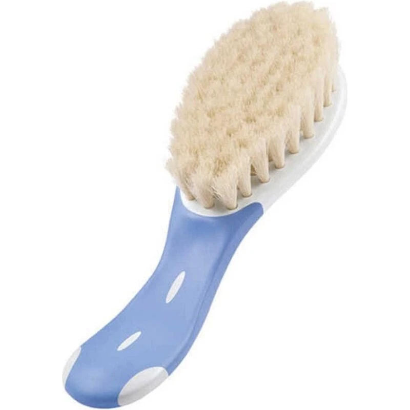 NUK Supersoft hårbørste til baby – Baby Rose/Blue