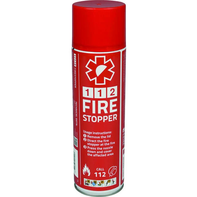 112 Brandslukker dåse 400 ml (inkl. neopren taske)