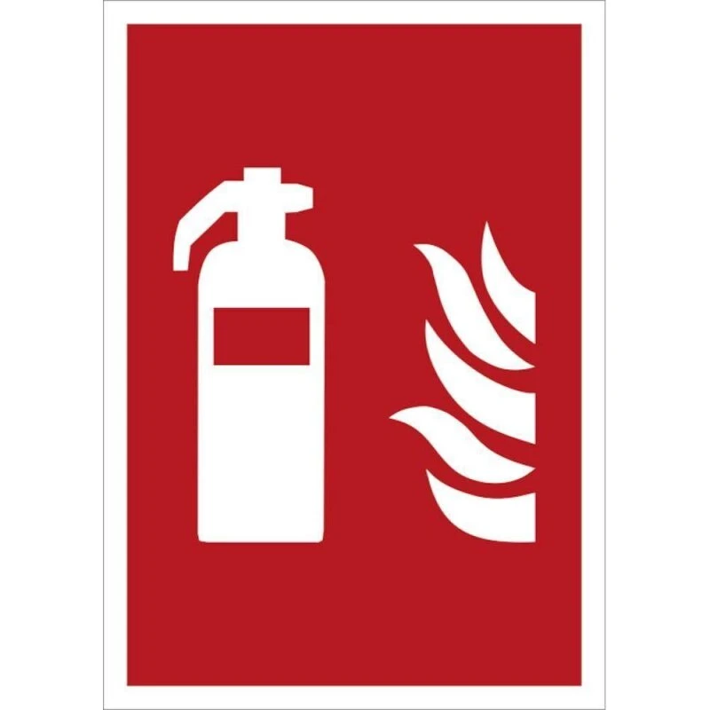 Pulverslukker- og brandslukkerskilt H456 (ISO 7010)