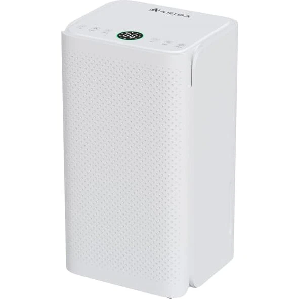 Arida Larvik affugter, appstyret, 12 l/døgn — op til 60 m²