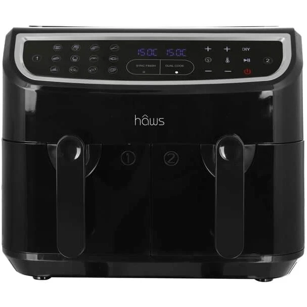 Hâws Dobbelt Airfryer 9,2 L, dobbelte varmelegemer