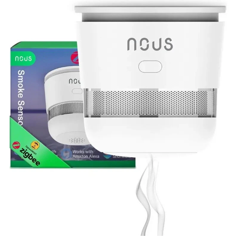 Nous E8 Zigbee smart røgsensor (batteridrevet)