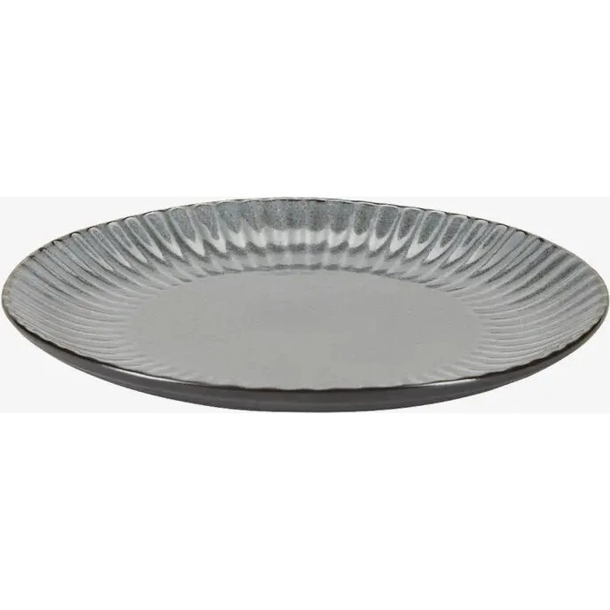Bahne Birch tallerken Ø21,5 cm, grå stentøj