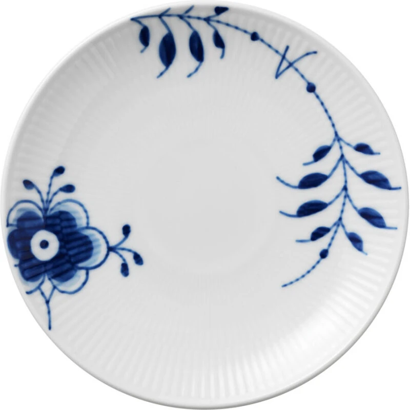 Royal Copenhagen Blå Mega Riflet Coupe 19 cm