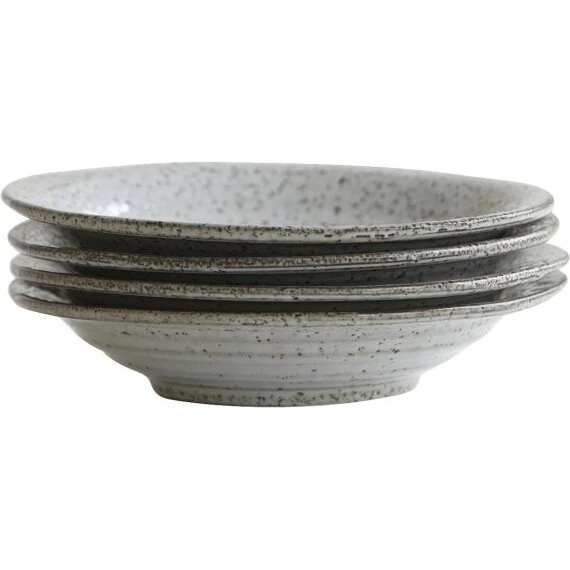 House Doctor Rustic suppetallerken Ø25 cm, grå/blå