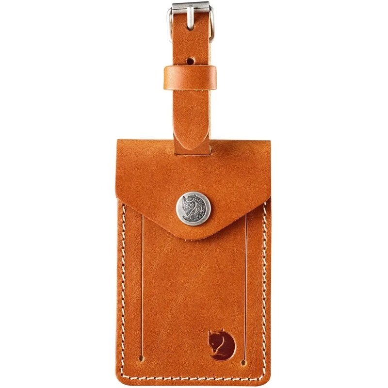 Fjällräven Leather Luggage Tag – læder bagagemærke 10×6 cm