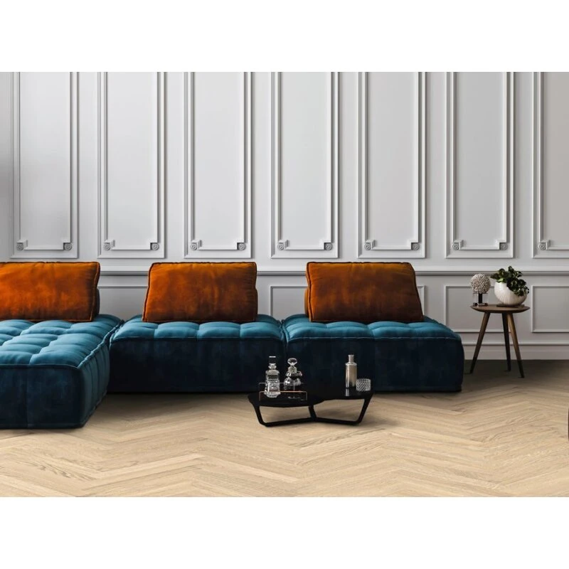 HARO Stavparket Eg Trend børstet, sand naturaDur lak - 70 mm