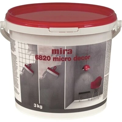 Mira 6820 Micro Decor Microcement Væg 3 kg, Antracit