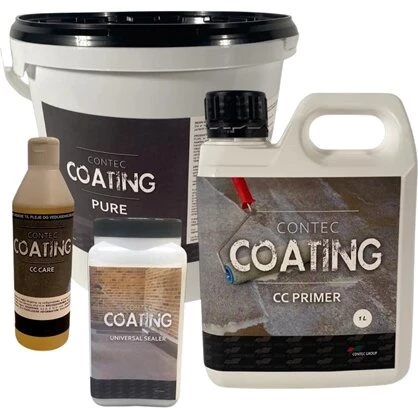 Contec Coating Microcement Start-kit Gulv & Væg 10 m2 Alba