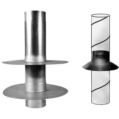 Lindab TGFV 315 taggennemføring til fladt tag (3-dele)
