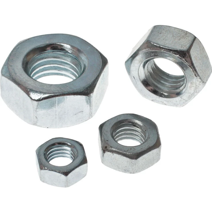 A4 Møtrik sekskantet M8 i rustfrit stål, voks-smurt