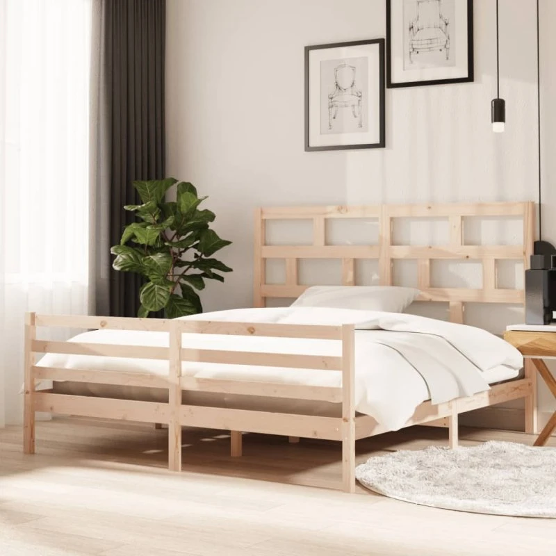 Sengeramme 180x200 cm i massivt fyrretræ