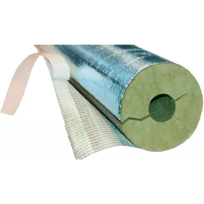Rockwool rørskål alufolie 89 mm, 30 mm x 1 m m/tape