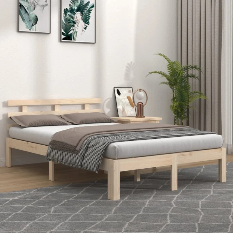 Sengeramme 180x200 cm i massivt fyrretræ