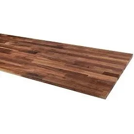 Wallmann bordplade valnød grundolieret 2020x610x27 mm