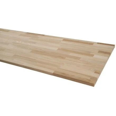 Wallmann bordplade massiv ask 3020x610x27 mm ubehandlet