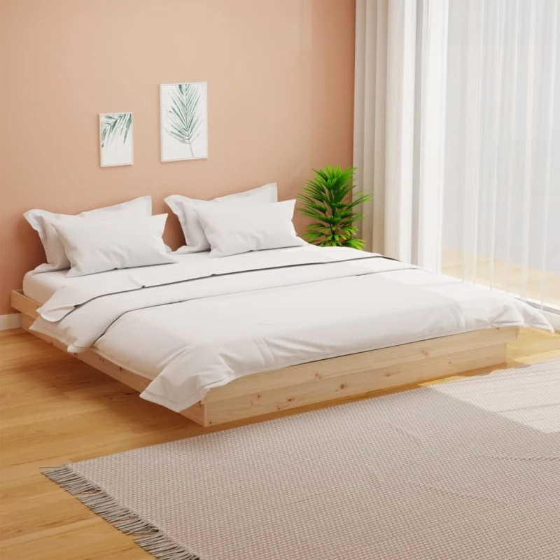 Sengeramme 180x200 cm i massivt fyrretræ
