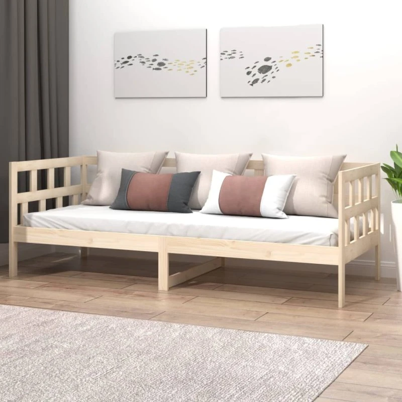 Daybed 80x200 cm i massivt fyrretræ