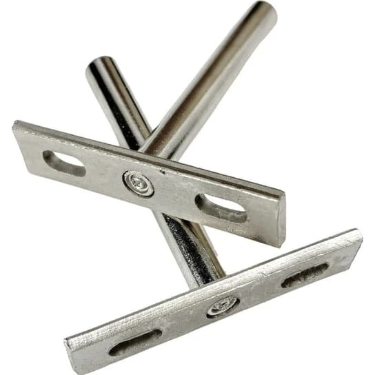 INF Skjulte hyldebeslag S, nikkelfarvet