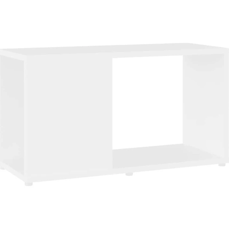 TV-bord 60x24x32 cm i konstrueret træ – hvid