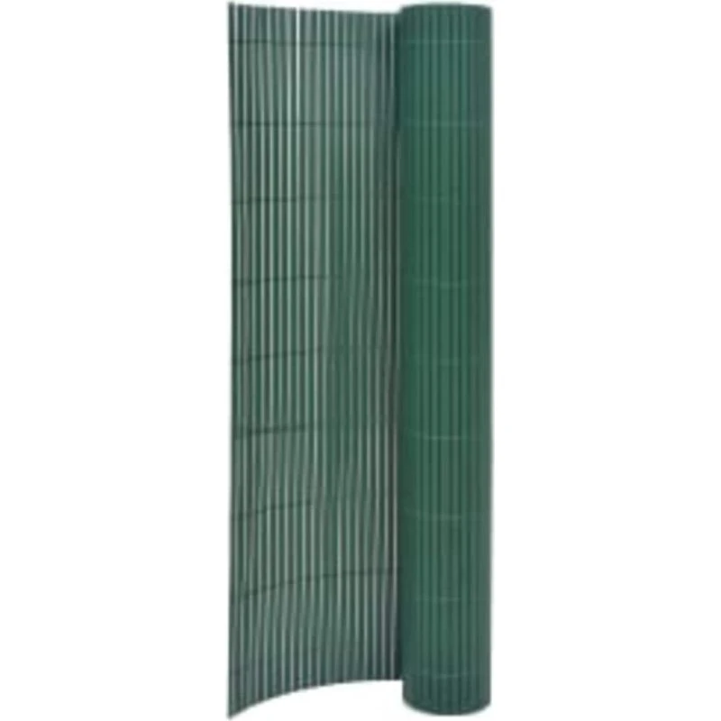 Havehegn 90x400 cm dobbeltsidet PVC - Grøn