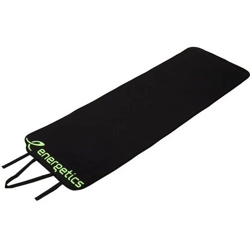 Energetics Træningsmåtte 180x61 cm - Sort/Gul, 7 mm