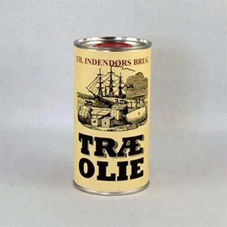 S&F Træolie Indendørs 0,5 L – Mørkebrun