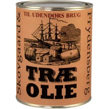 S&F Træolie Udendørs 2,5 L Mahogny