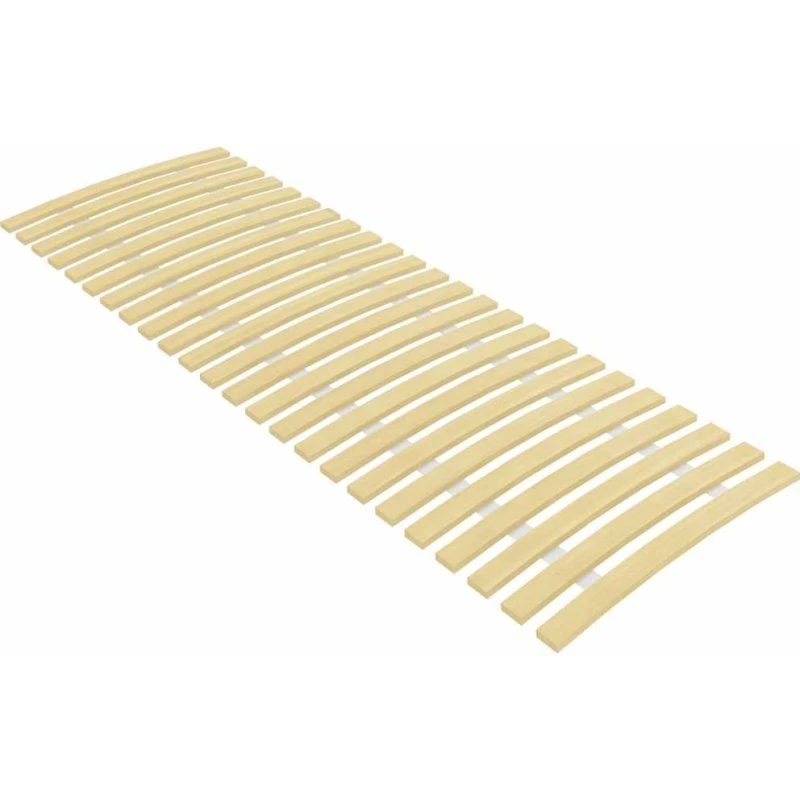 Sengelameller 70x200 cm, 24 lameller – poppeltræ