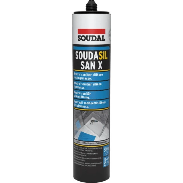 Silikone fugemasse 300 ml, sort