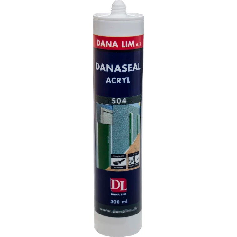 Danaseal 504 Professionel akrylfuge 300 ml – hvid