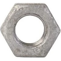 Stål varmgalvaniseret møtrik M8 (8 mm)