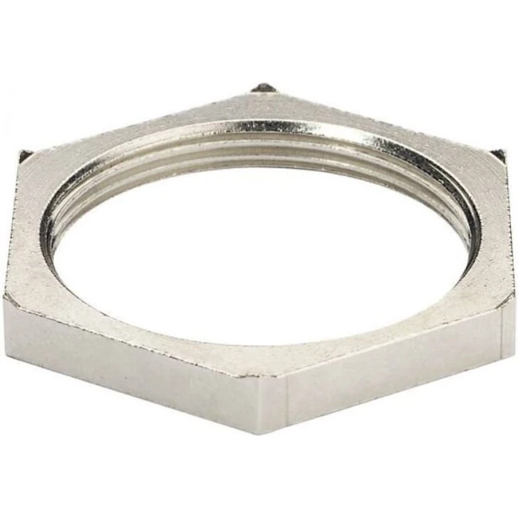 EMC Møtrik M50 forniklet messing, 50 stk