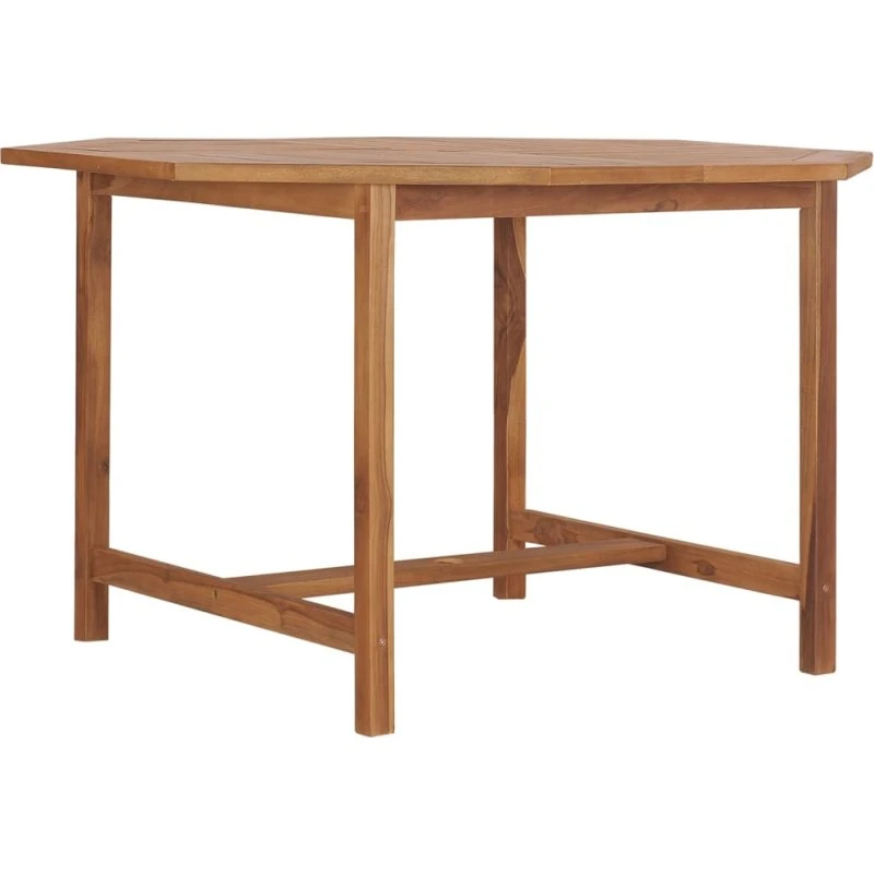 Havebord i massivt teak 110x110x75 cm