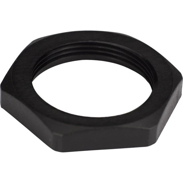 Møtrik M20x1,5 PA – sort (polyamid, RAL 9005)
