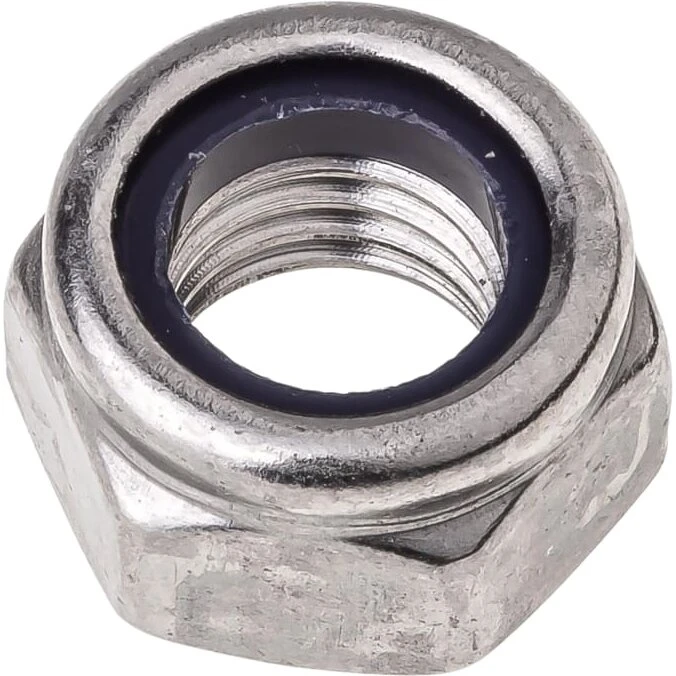 Standard Låsemøtrik M6 A2 DIN 985, 6-kant