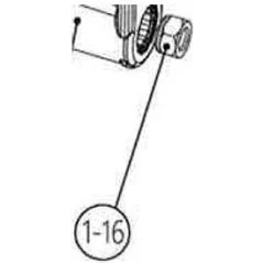 BuzzRack selvlåsende låsemøtrik M12x40