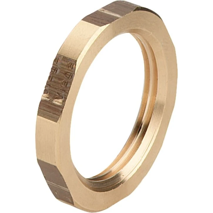 Viega 1/2" rødgods sekskantmøtrik, 10 stk