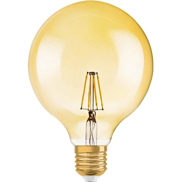 Osram Vintage 1906 LED E27 Globe filament guld 125mm 2,8W 200lm