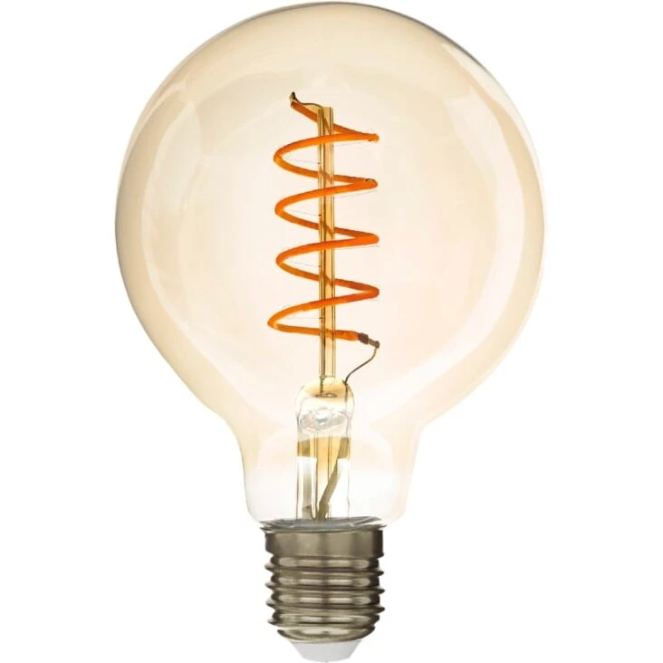 Ukendt brand LED Ø125 E27 4W 2200K Amber (rav), 3-step dæmp